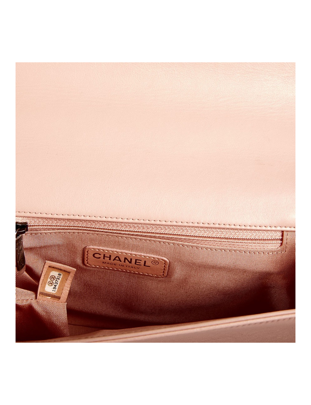 Sac Boy CHANEL cuir matelassé rose