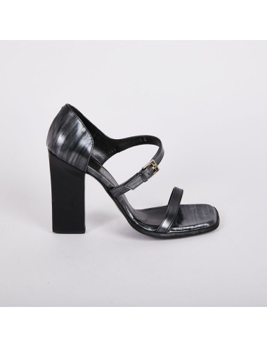 Sandales Hautes Gucci T35.5 gris métallisé 2