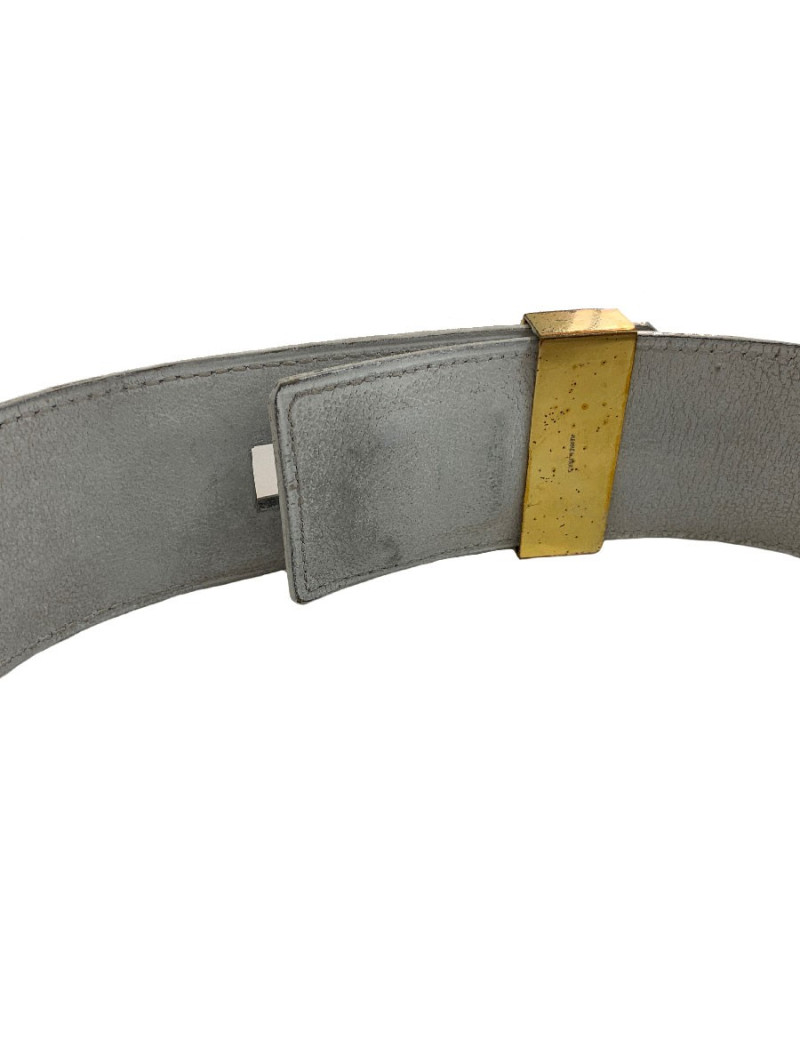 Ceinture CDC HERMES cuir blanc 