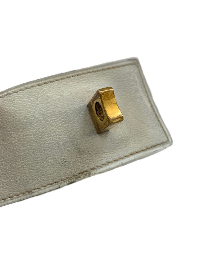 Ceinture CDC HERMES cuir blanc 