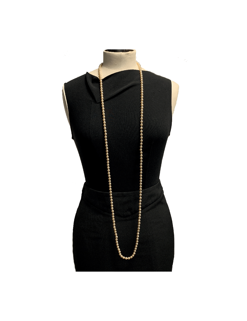 Long sautoir MARGUERITE DE VALOIS fines perles nacrées