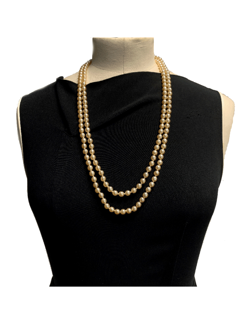 Sautoir perles nacrées Marguerite de Valois