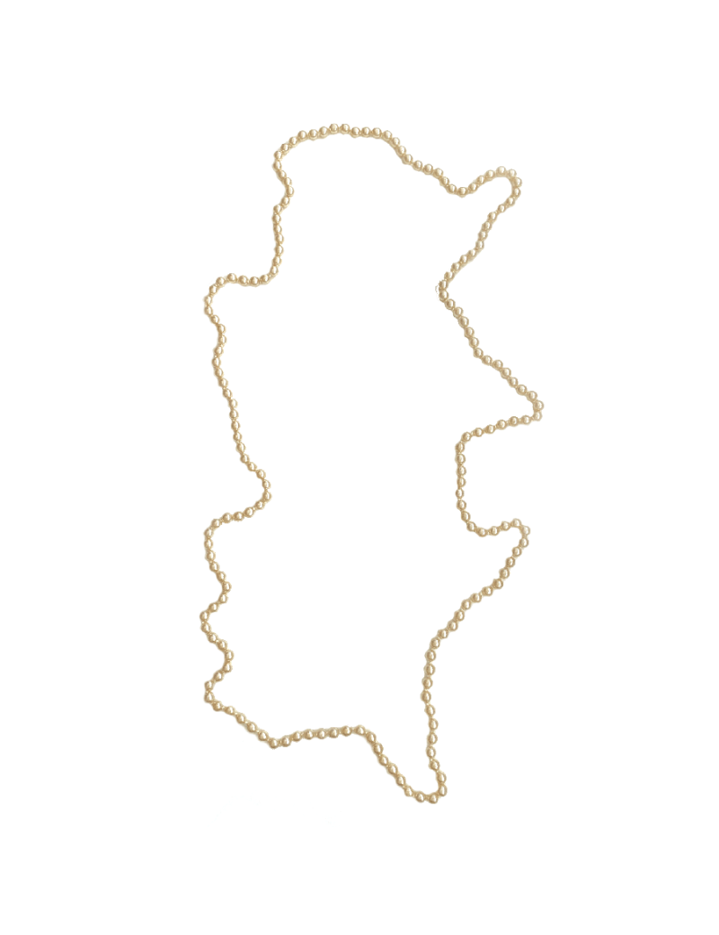 Sautoir perles nacrées Marguerite de Valois