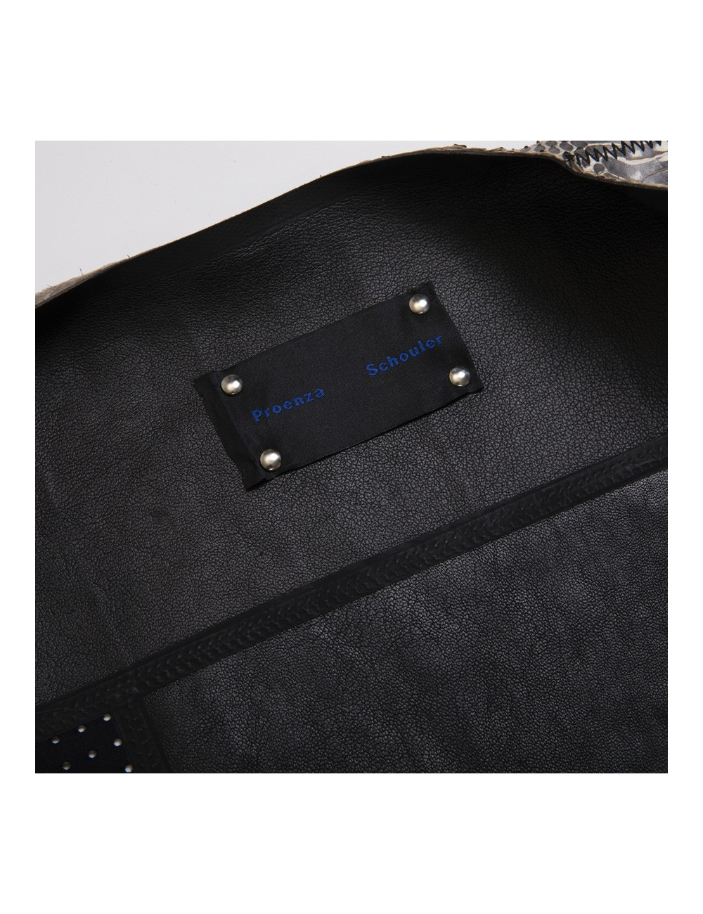 Manteau PROENZA SCHOULER cuir et python