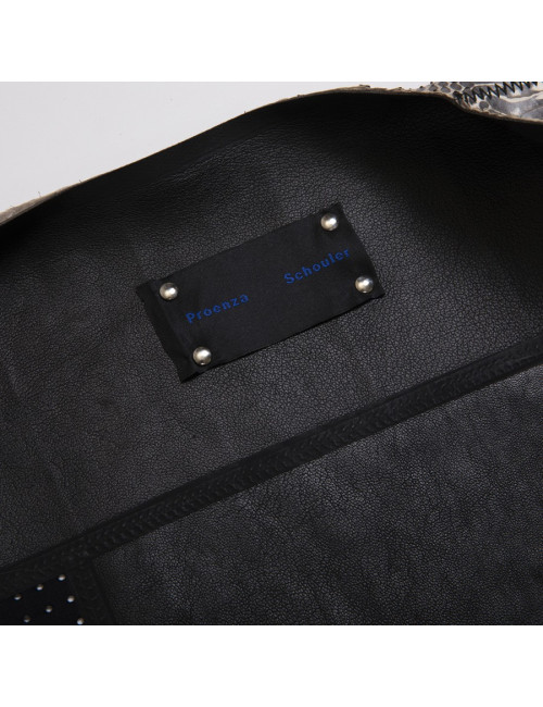 Manteau PROENZA SCHOULER cuir et python