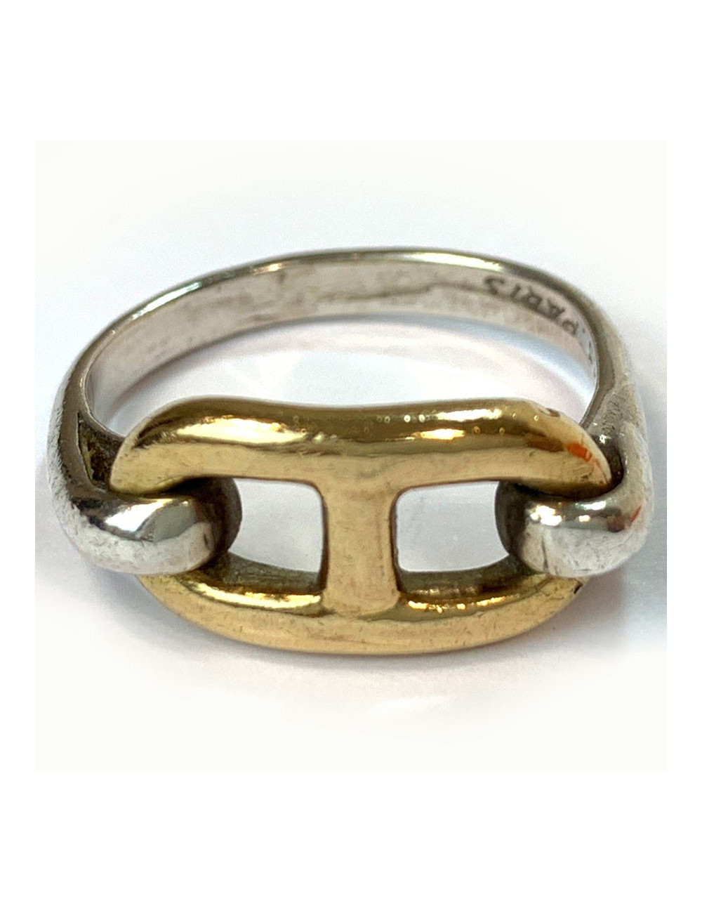 Bague HERMES or et argent