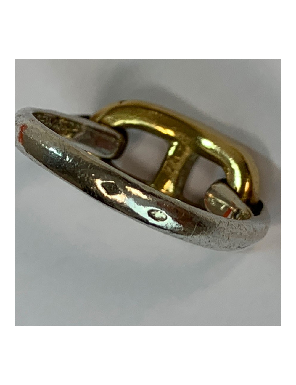 Bague HERMES or et argent