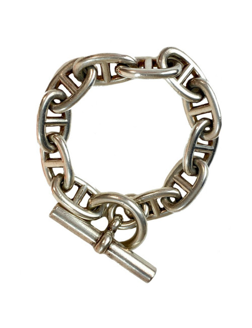 Bracelet HERMES GM chaine d'ancre 925/1000 