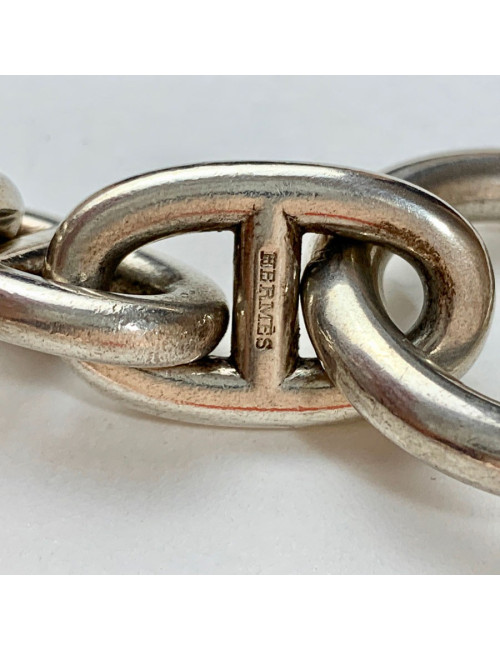 Bracelet HERMES GM chaine d'ancre 925/1000 