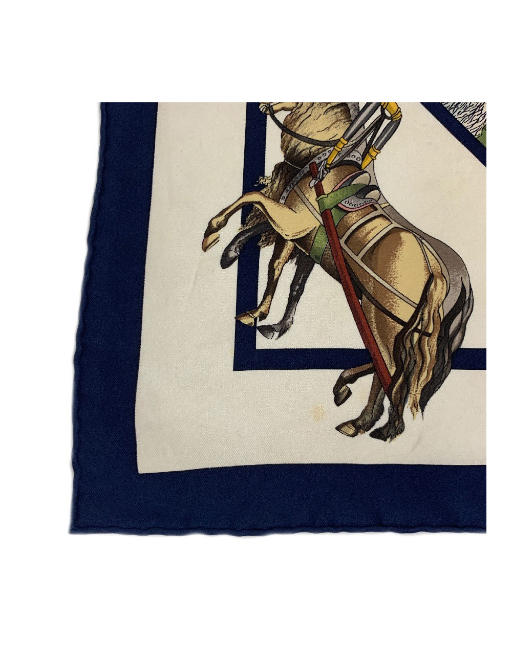 Carré 90 x 90 HERMES soie 100% "Voyage en Russie" 