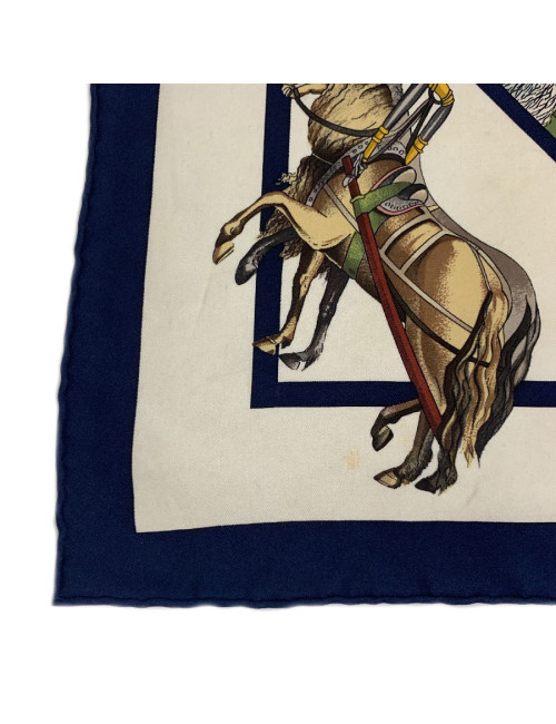 Carré 90 x 90 HERMES soie 100% "Voyage en Russie" 