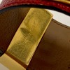 Manchette Collier de Chien HERMES en lézard rouge braise