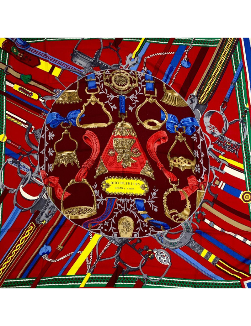 Châle HERMES cachemire et soie