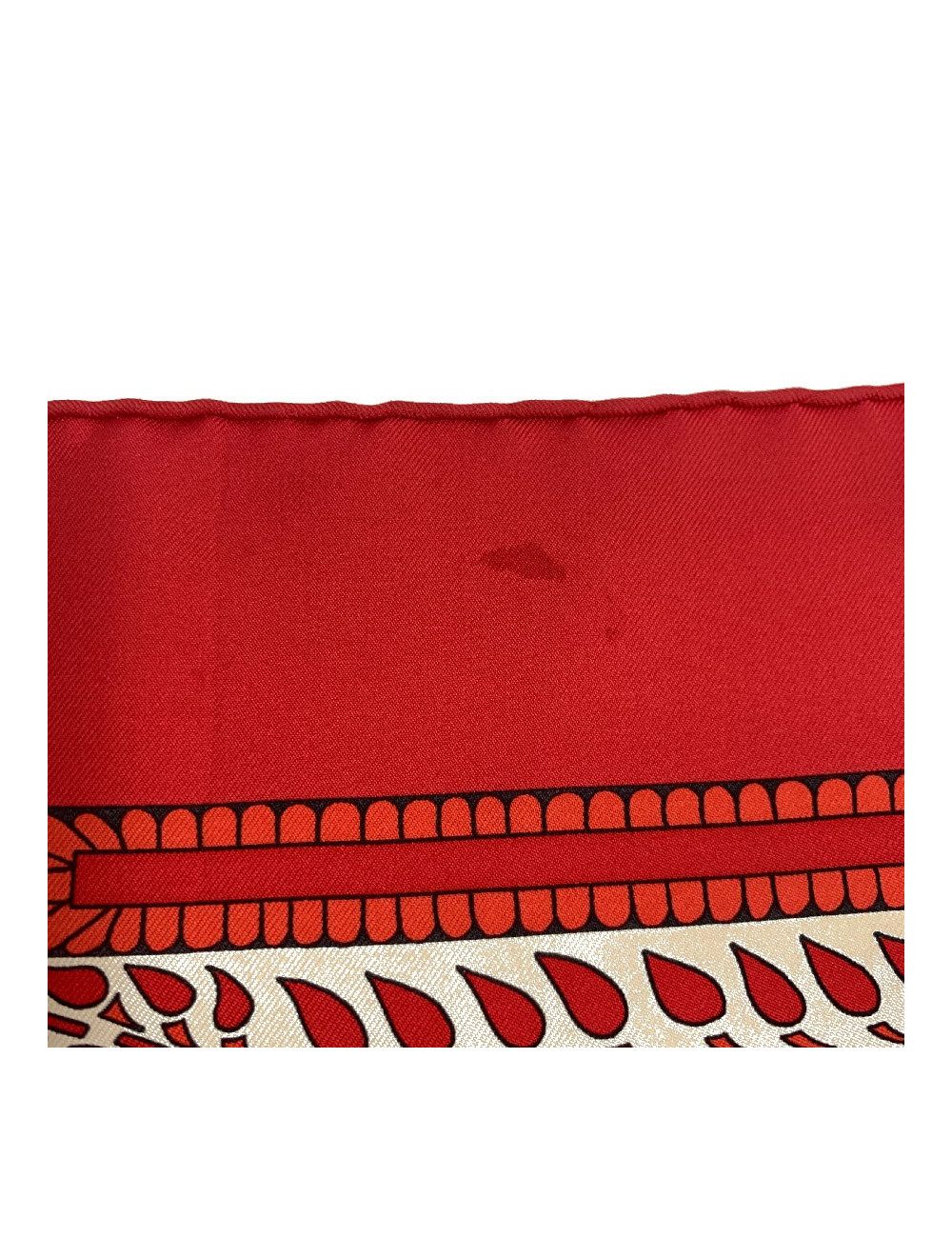 Carré HERMES "La danse du cheval Marwari" soie multicolore