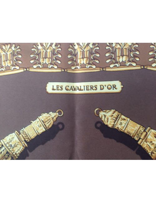 Carré "Les Cavaliers d'or" Hermès