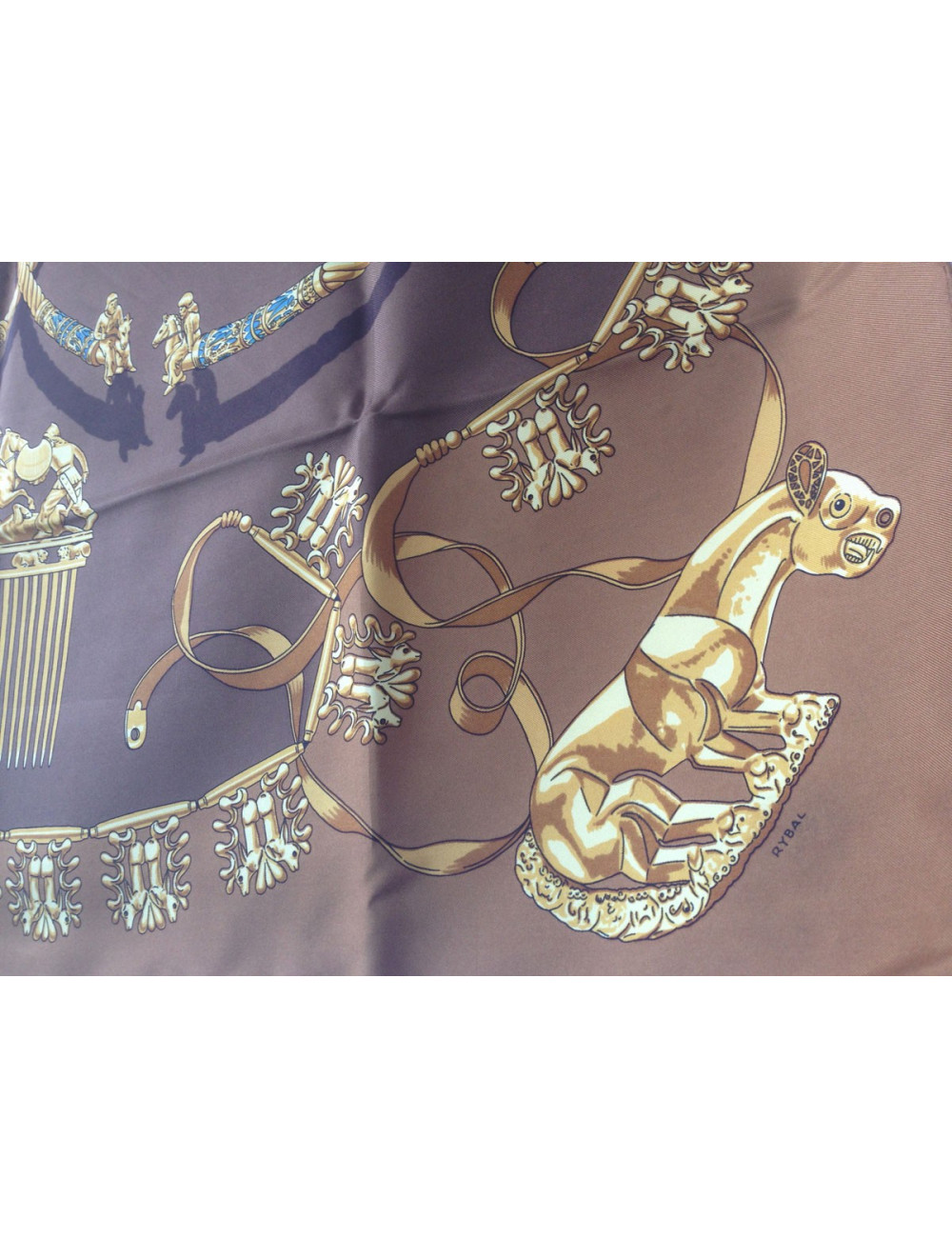 Carré "Le Cavalier d'or" Hermès