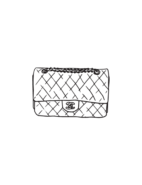 Mini sac timeless CHANEL cuir d'agneau jaune