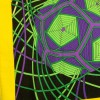 Châle HERMES 'L'Art du Temari' en cachemire et soie jaune