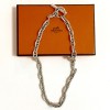 Collier HERMES chaine d'ancre argent massif