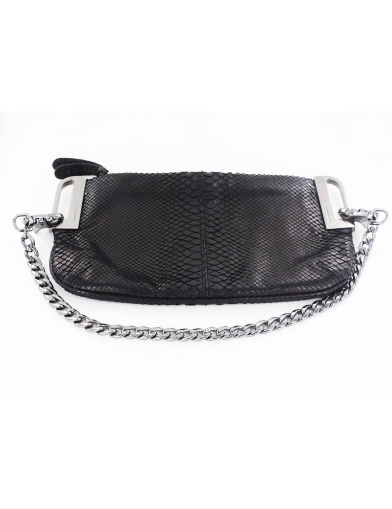 Sac BARBARA BUI lézard noir
