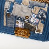 Sac Boy CHANEL patchwork jeans bleu