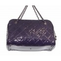 Painted Bowling CHANEL bag purple