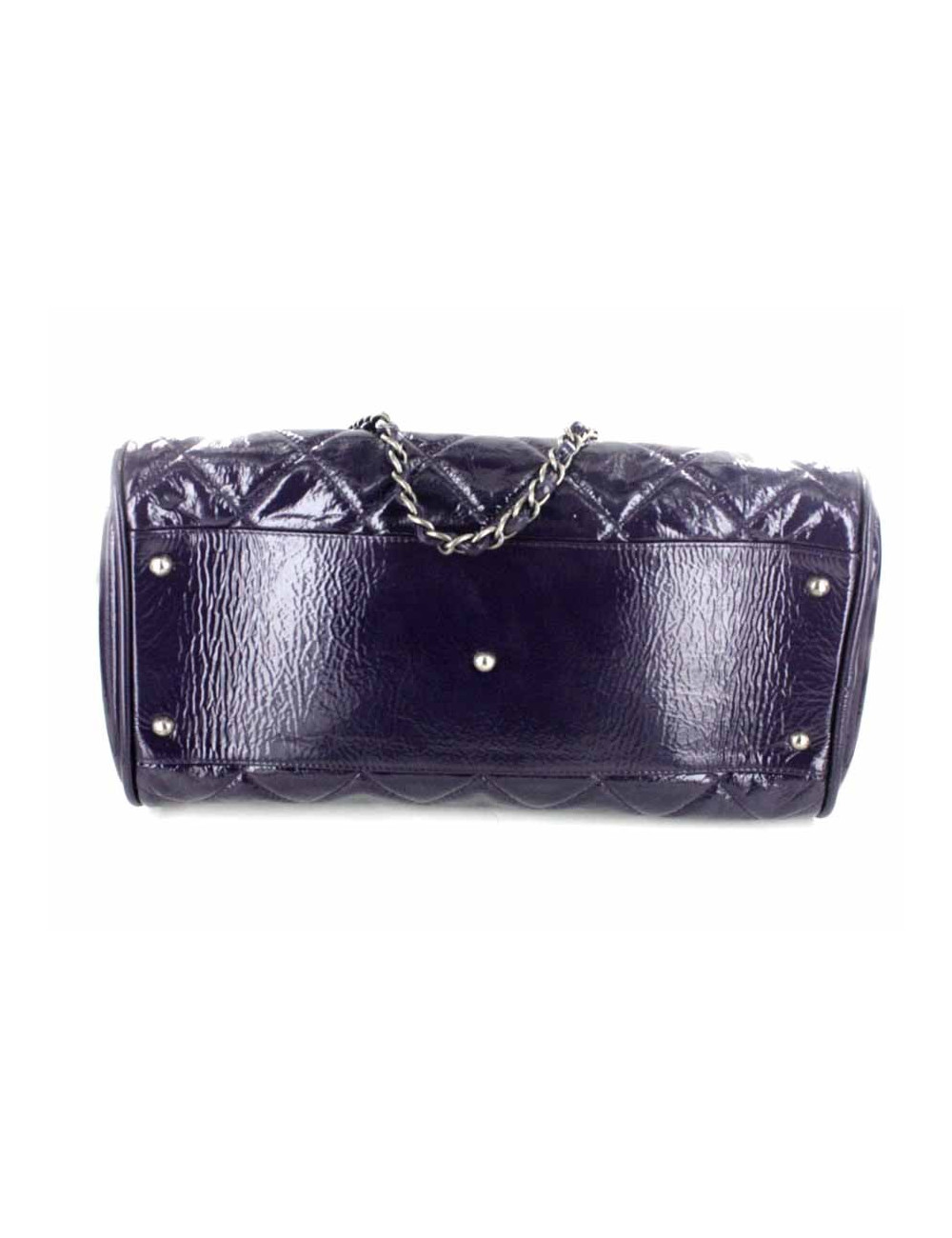 Sac Bowling CHANEL verni violet