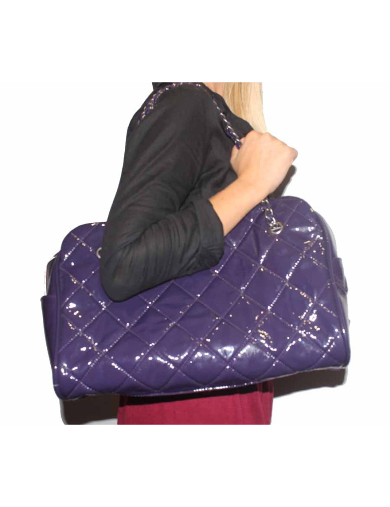 Sac CHANEL vernis violet