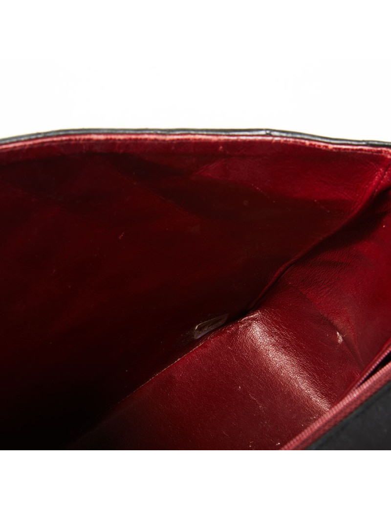 Maxi Jumbo CHANEL vintage cuir noir