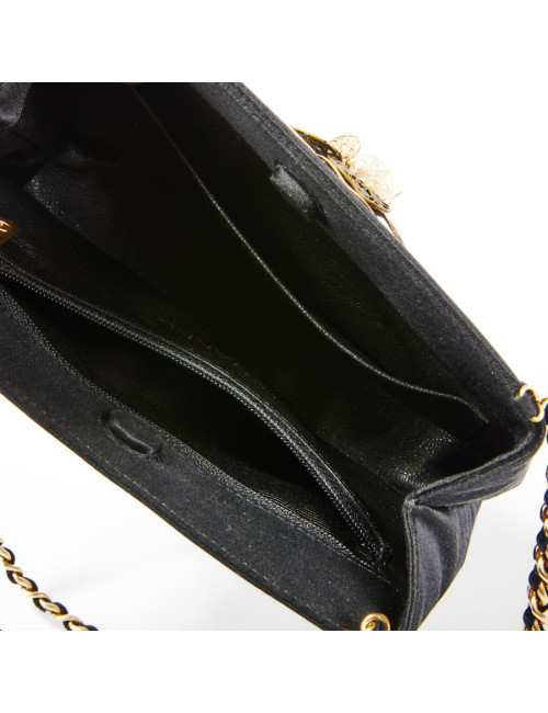 Sac du soir CHANEL satin et camélia