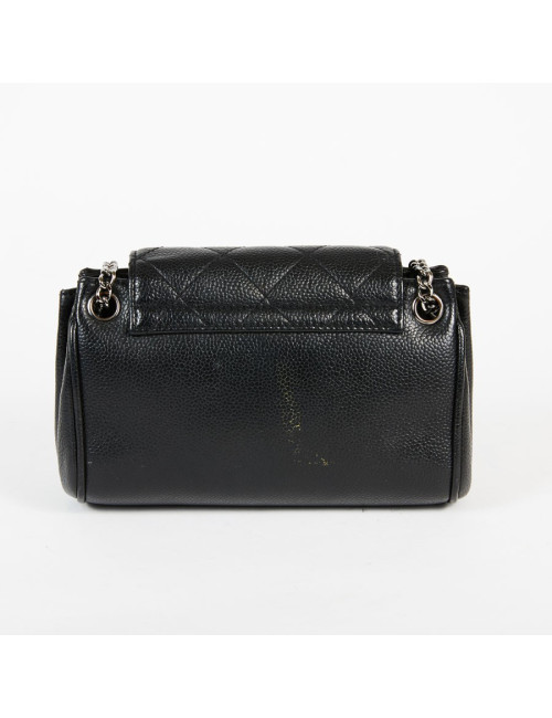 Petit sac CHANEL cuir caviar noir