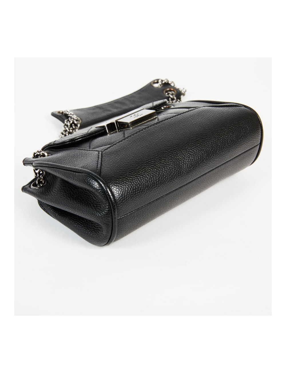 Petit sac CHANEL cuir caviar noir