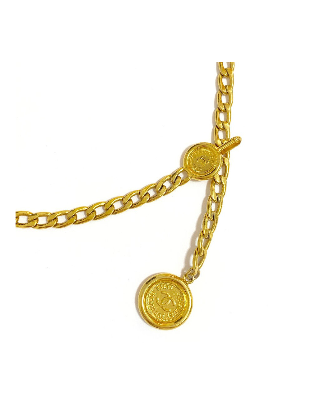 Ceinture CHANEL chaine dorée 90's