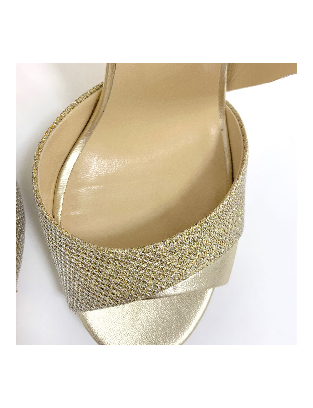 Sandales hautes JIMMY CHOO dorés