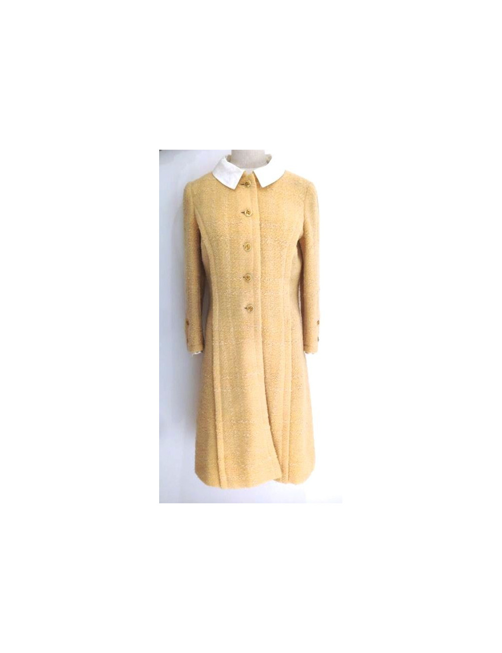 Manteau haute couture CHANEL vintage T 38 