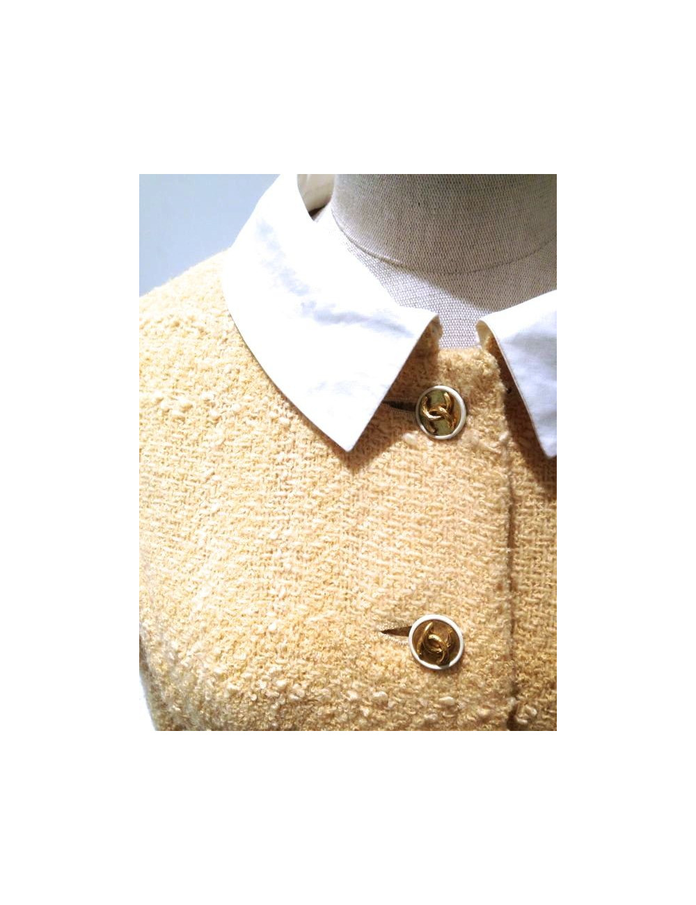 Manteau haute couture CHANEL vintage T 38 