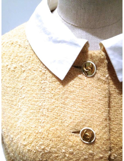 Manteau haute couture CHANEL vintage T 38 