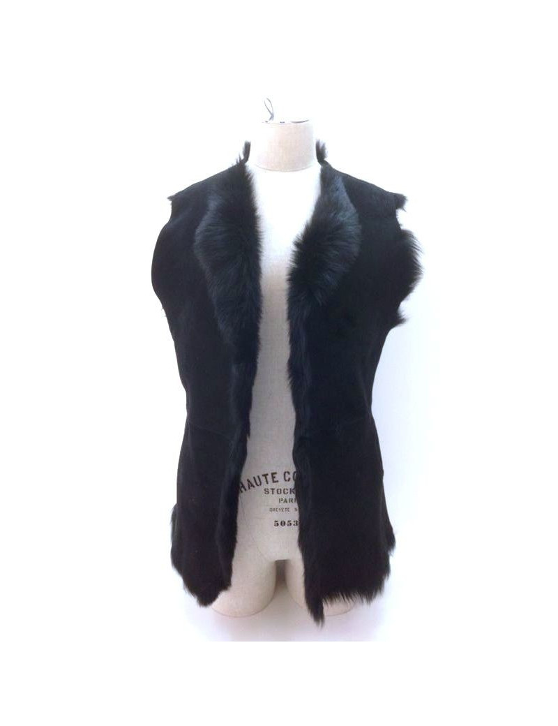 Peau retournée noire T U