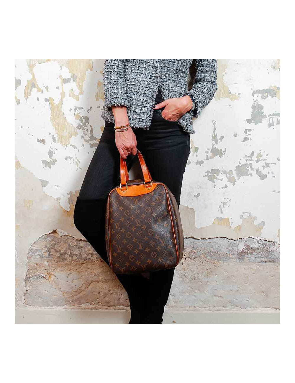 Sac vintage LOUIS VUITTON monogram marron