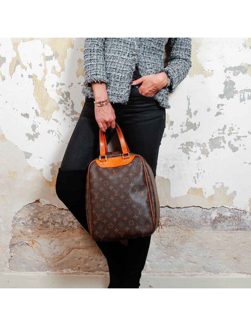 Sac vintage "Excursion" LOUIS VUITTON en toile monogram marron