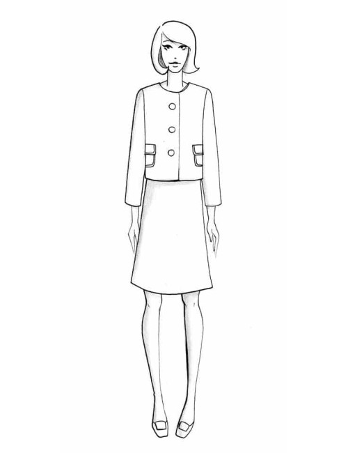 Ensemble T34 CHANEL robe et veste