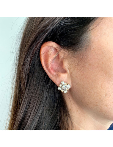 Clous CHANEL carrés brillants  2