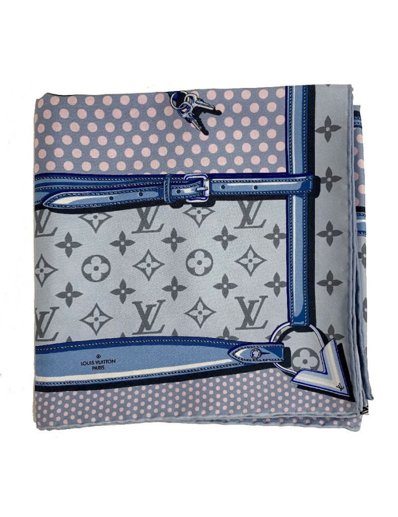 Foulard LOUIS VUITTON en soie 100%