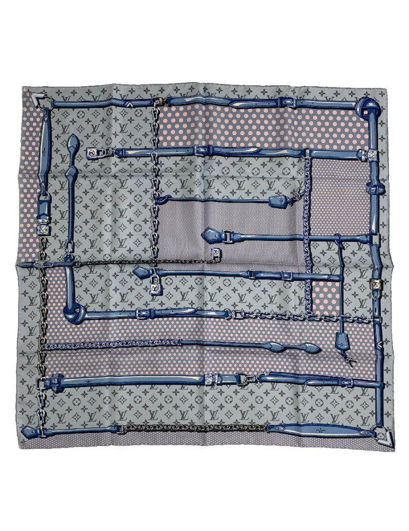 Foulard LOUIS VUITTON en soie 100%