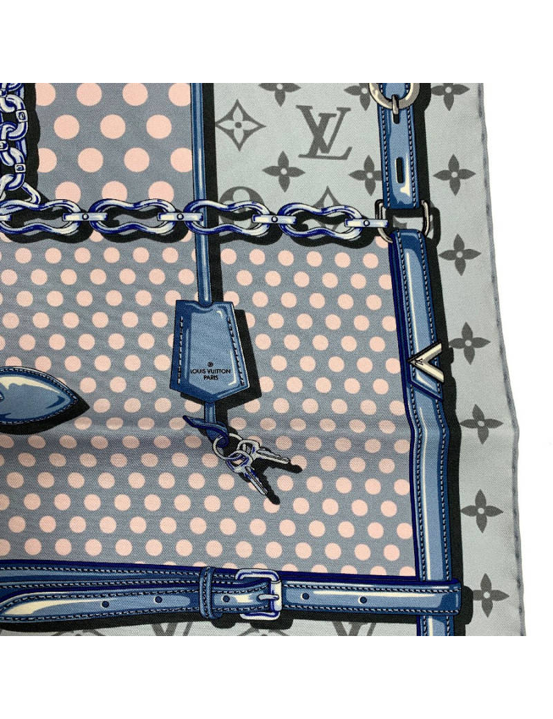 Foulard LOUIS VUITTON en soie 100%