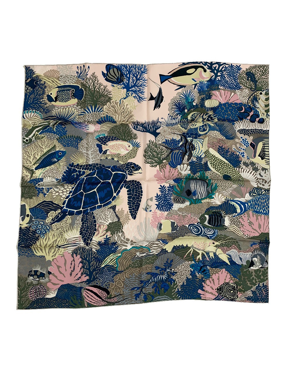 Carré 90 x90 HERMES soie 100%