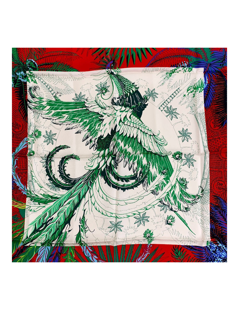 Carré 90 x90 HERMES soie 100%