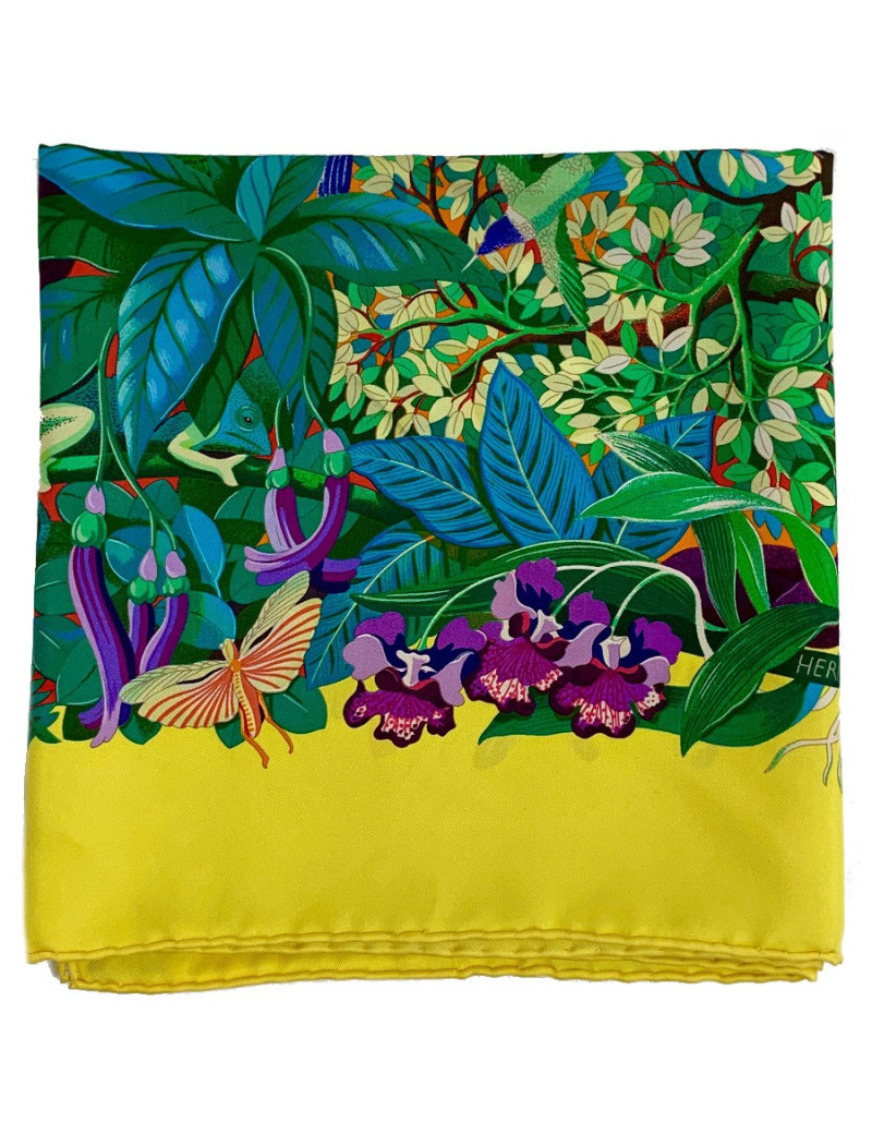 Carré 90 x 90 HERMES soie 100%