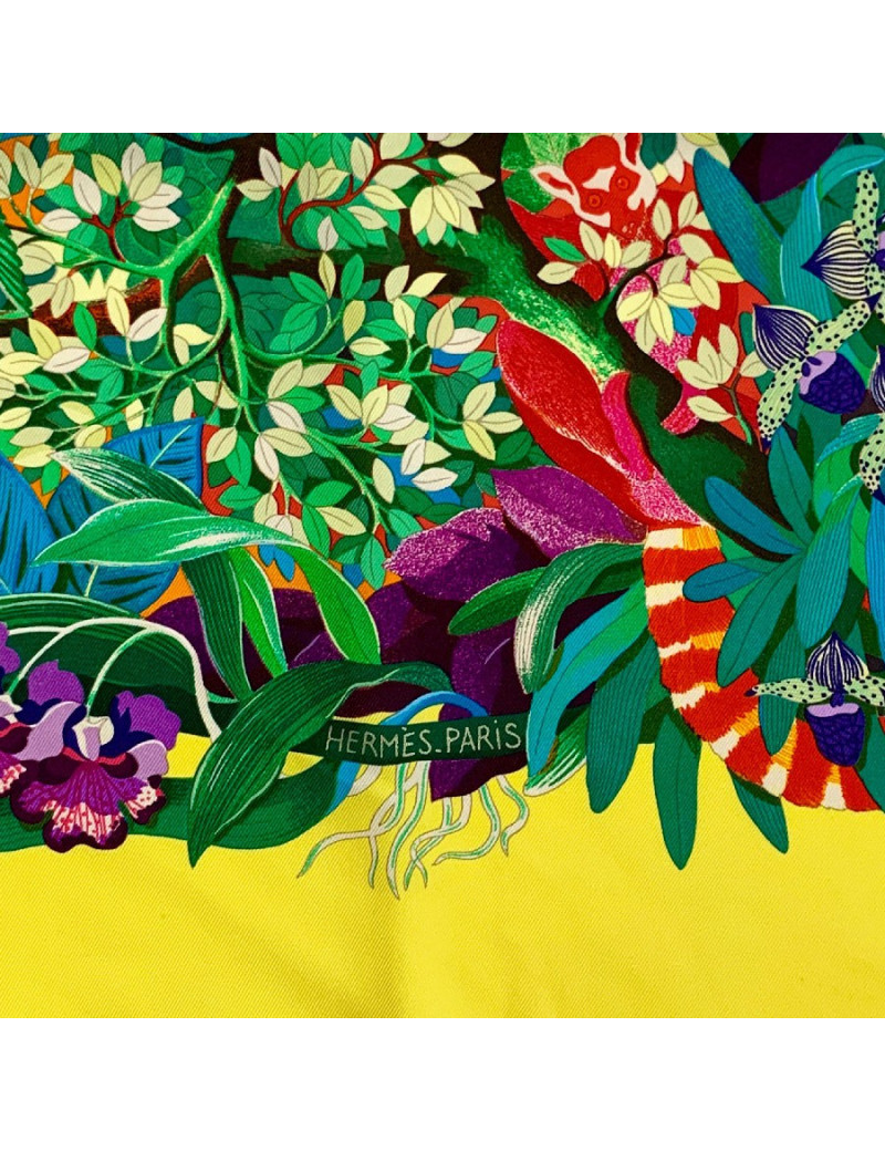 Carré 90 x 90 HERMES soie 100%