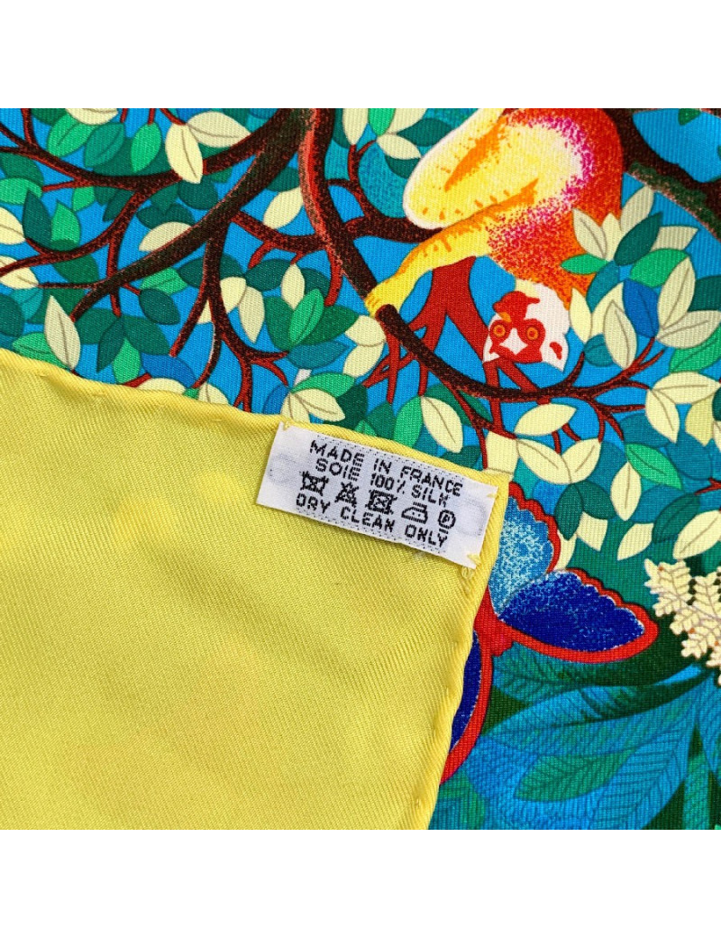 Carré 90 x 90 HERMES soie 100%